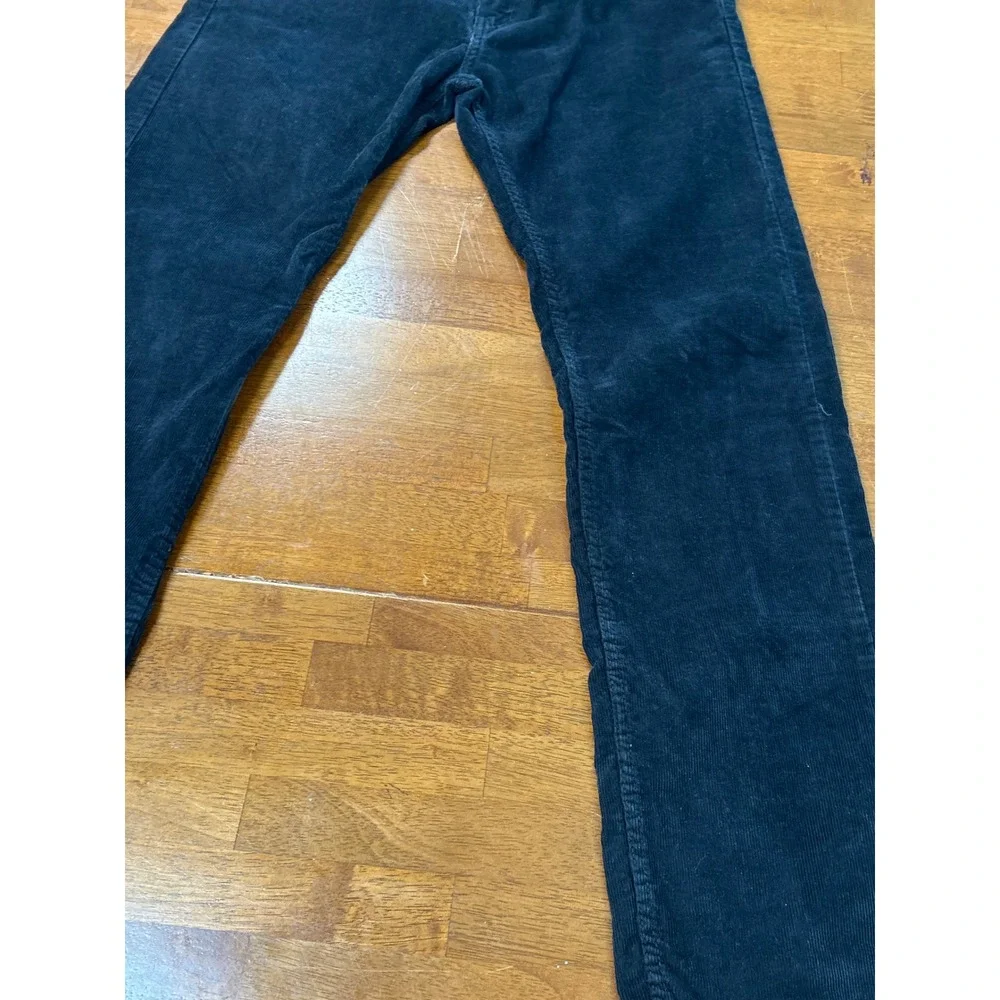 Levi's Corduroy Pants Mens 30x32 Navy Black Premium Slim Straight Corduroy